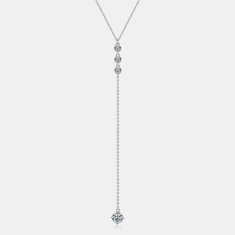 1.3 Carat Moissanite Drop Necklace