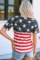 Cutout Stars & Stripes Tee