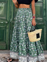 Floral Sweetness Tiered Maxi Skirt | 4 Colors