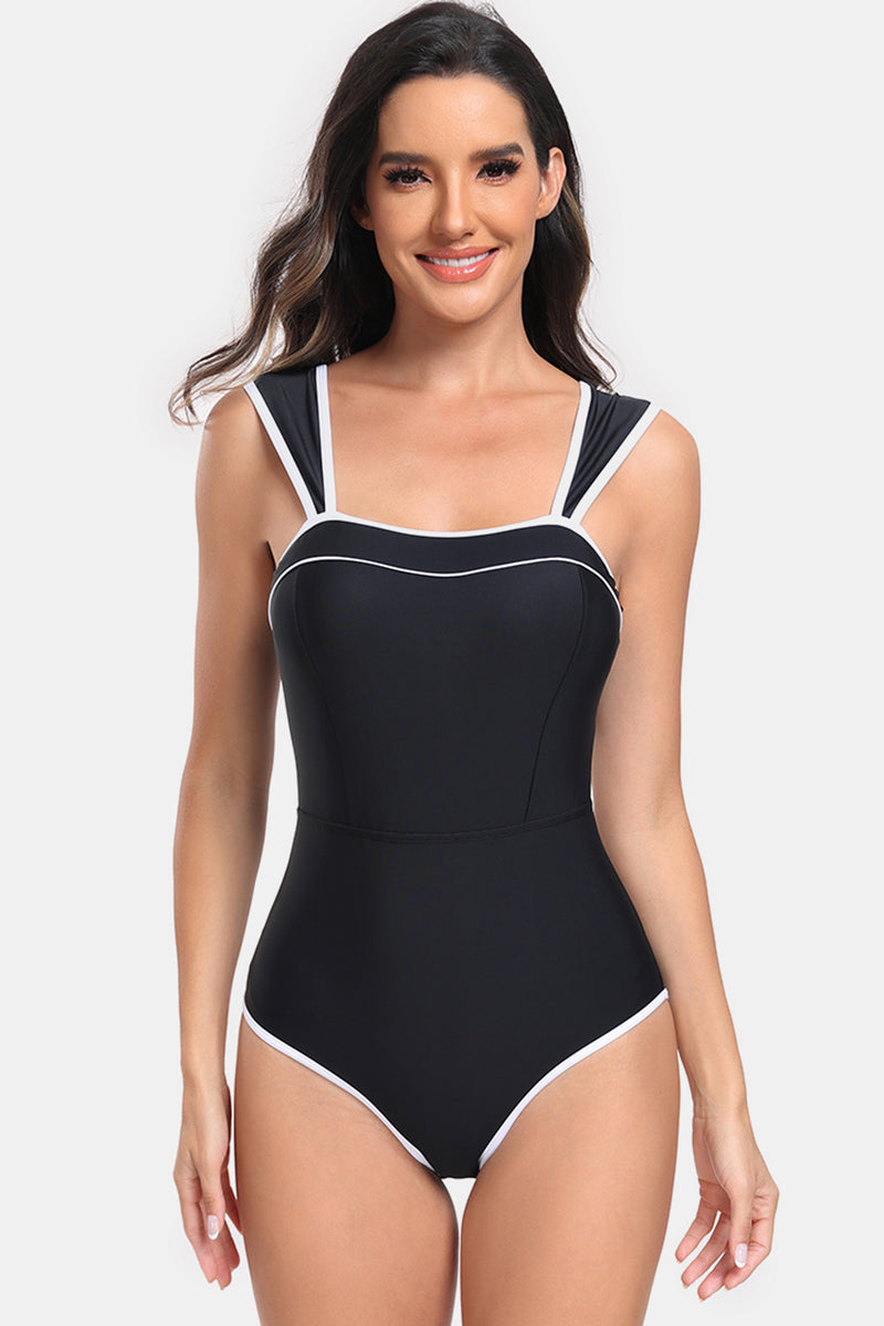 Swim Dress Set w/ Removable Skirt | 4 Colors