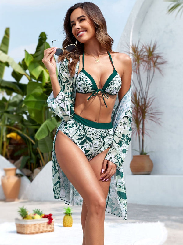 Maldives Bikini and Cover Up Swimsuit Set | 4 Colors