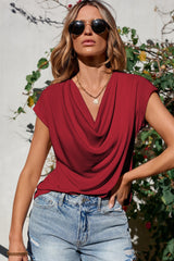 Classy Behavior Draped Blouse | 7 Colors