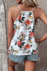 Lace Approach Floral Tank