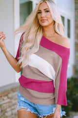 Vivid Vista Color Block Knit Top