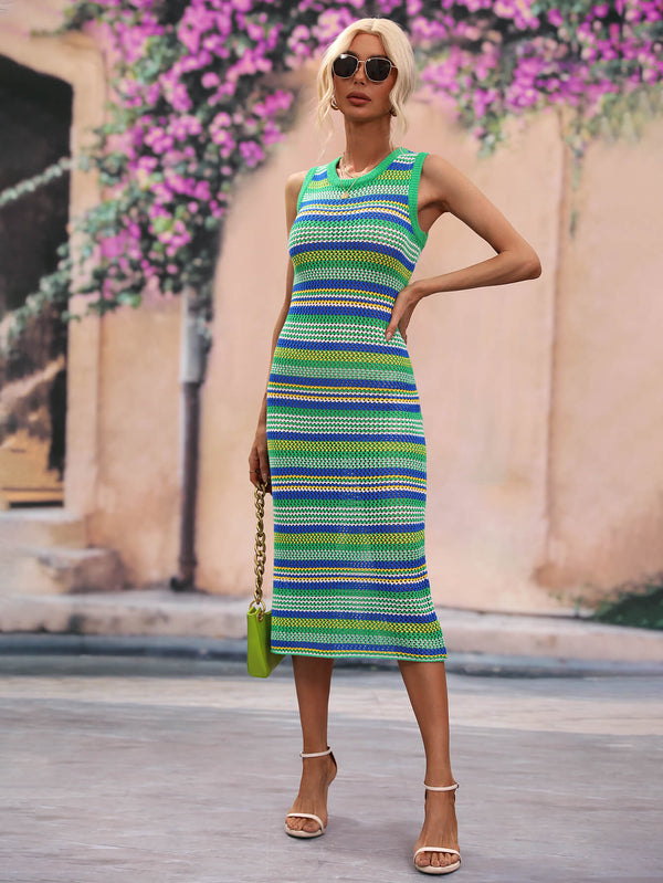 Colorful Openwork Cover Up Midi Dress | 4 Colors