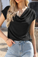 Classy Behavior Draped Blouse | 7 Colors