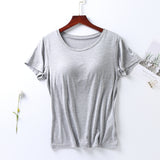 Ultra Soft Built-in-Bra Tee | 9 Colors