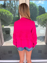 Festival Fringe Trim Boho Cardigan | 4 Colors