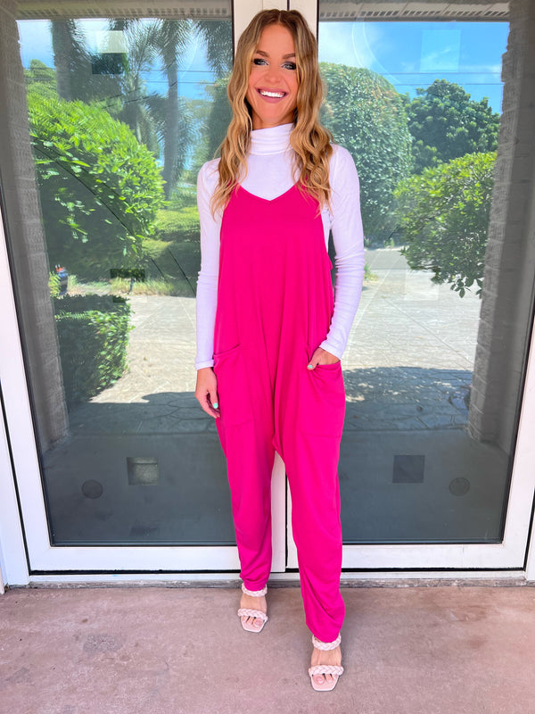 Modern Style Comfort Pocketed Jumpsuit | 2 Colors