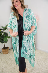 Rose of Sharon Floral Kimono