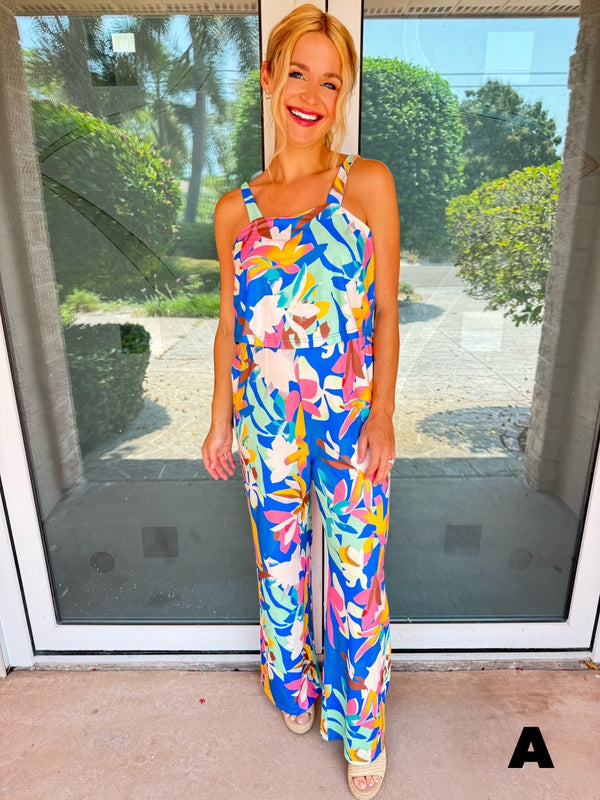 Carpe Vita Layered Pocket Jumpsuit | 6 Prints