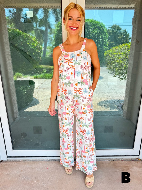 Carpe Vita Layered Pocket Jumpsuit | 6 Prints