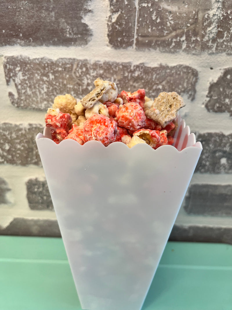 Strawberry Cheesecake Popcorn