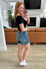 Judy Blue Tummy Control Vintage Cuffed Shorts