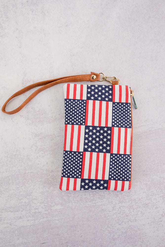 Stars & Stripes Wristlet