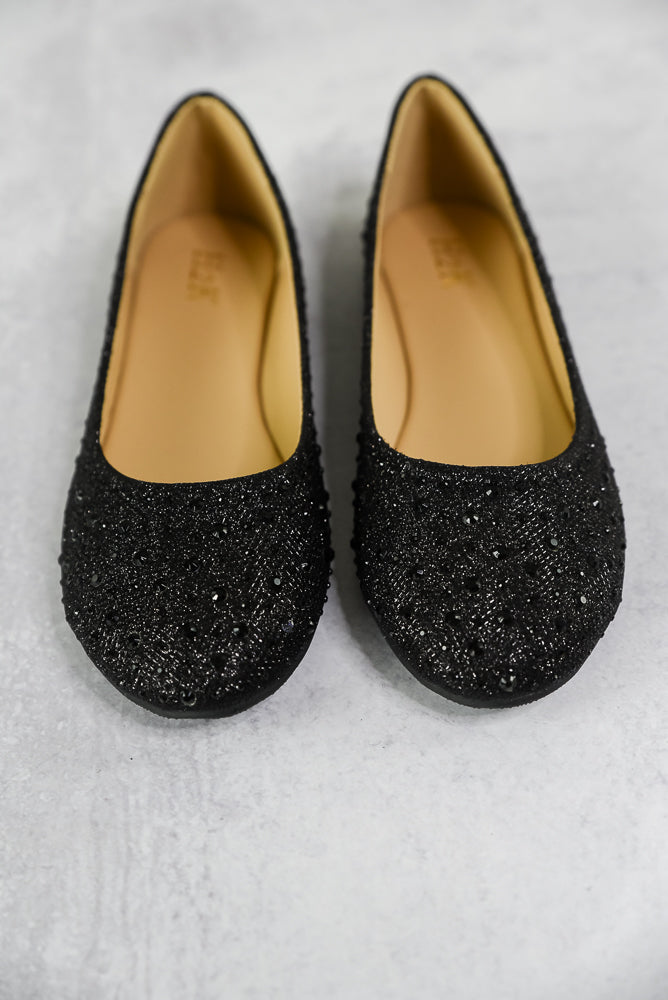 Magic Gem Flats in Black