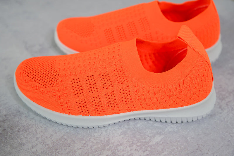 My Slip On Sneakers in Orange