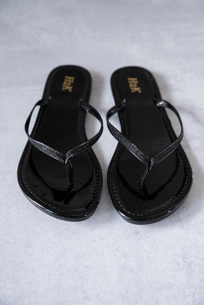 Day in the Sun Sandals in Black