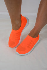 My Slip On Sneakers in Orange