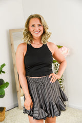 Flirty Skort Skirt by White Birch