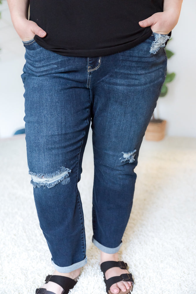 Rest Assured Judy Blue Boyfriend Jeans