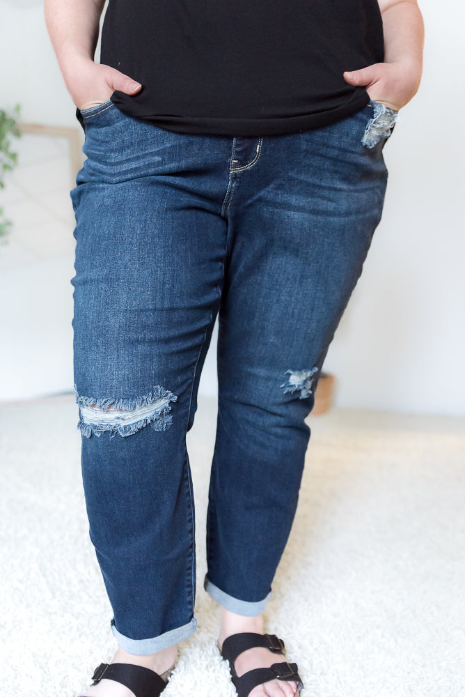 Rest Assured Judy Blue Boyfriend Jeans