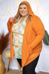 Summer Orange Cardigan