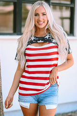 Cutout Stars & Stripes Tee