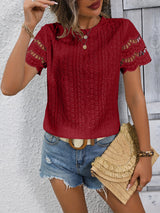 Sweet Spirit Eyelet Blouse | 7 Colors