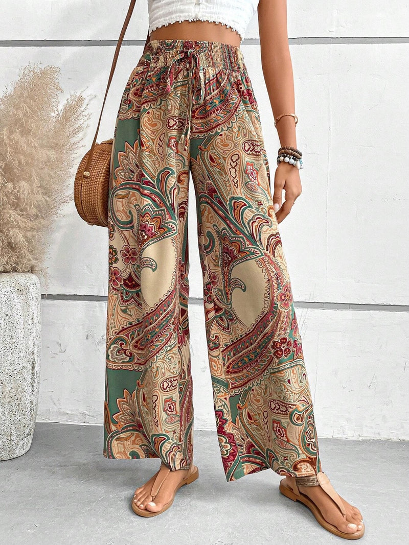 Hit the Breeze Boho Wide Leg Pants | 5 Colors