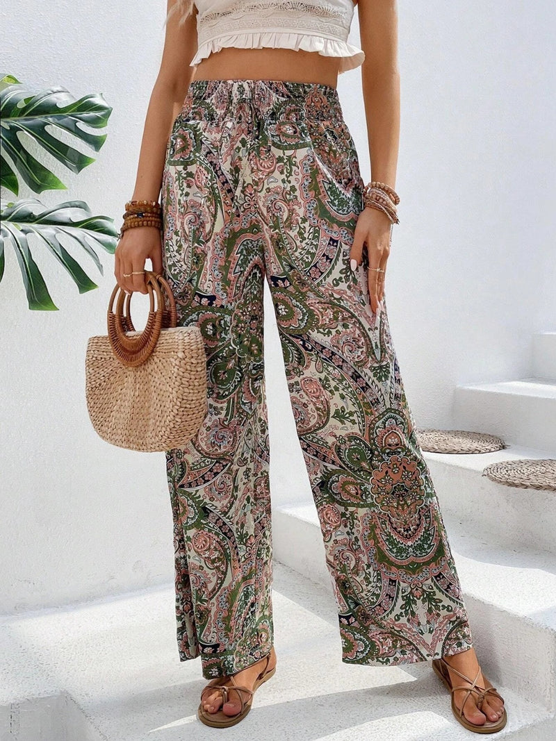 Hit the Breeze Boho Wide Leg Pants | 5 Colors