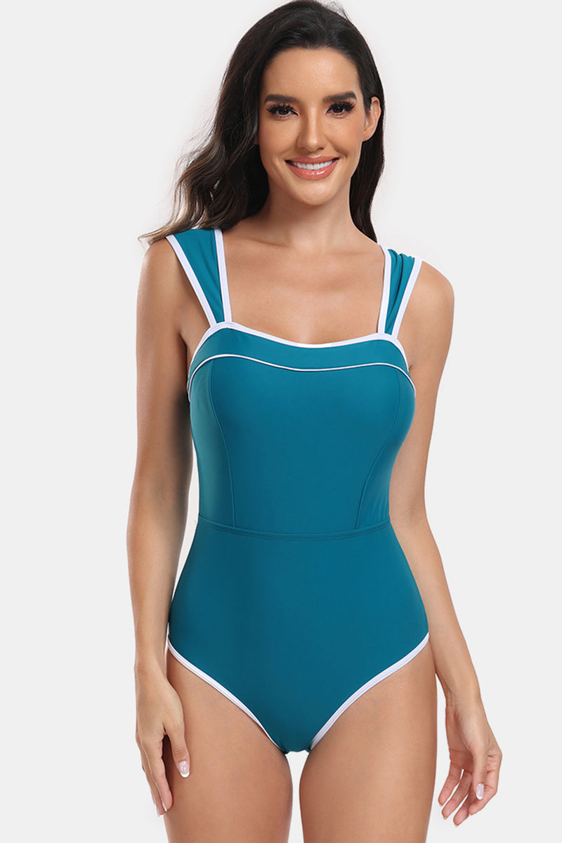 Swim Dress Set w/ Removable Skirt | 4 Colors