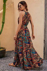 Distinctive Printed Maxi Dress Dress | 3 Colors