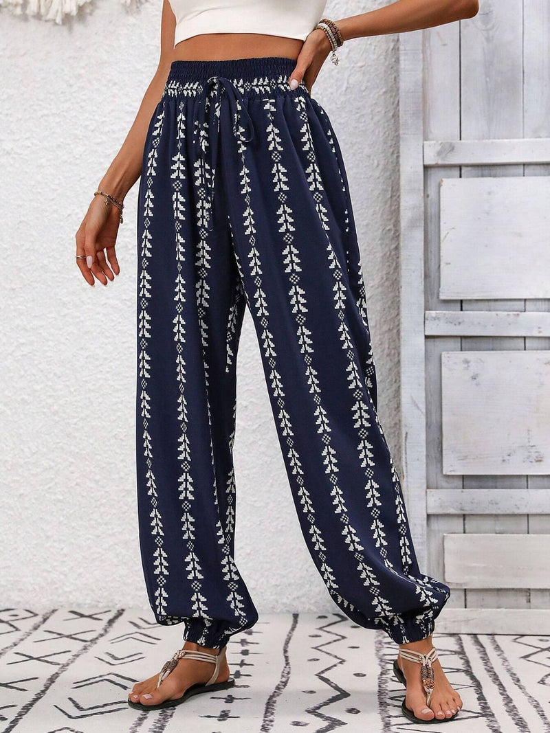 Bohemian Vibes Printed Smocked Pants | 5 Colors