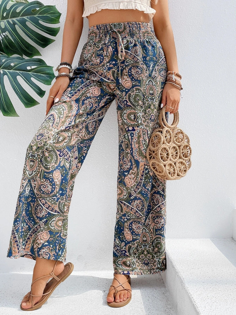 Hit the Breeze Boho Wide Leg Pants | 5 Colors