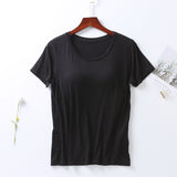 Ultra Soft Built-in-Bra Tee | 9 Colors