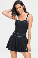 Swim Dress Set w/ Removable Skirt | 4 Colors