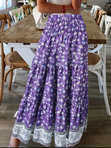 Floral Sweetness Tiered Maxi Skirt | 4 Colors