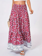 Floral Sweetness Tiered Maxi Skirt | 4 Colors