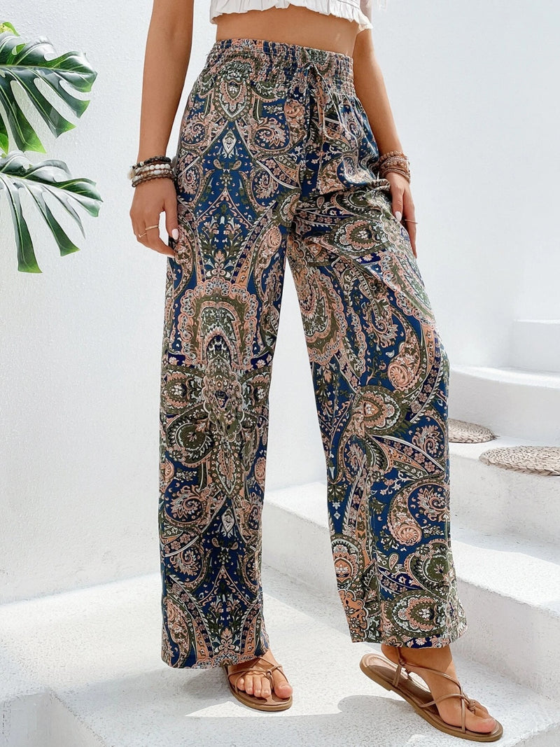 Hit the Breeze Boho Wide Leg Pants | 5 Colors