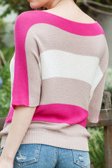 Vivid Vista Color Block Knit Top