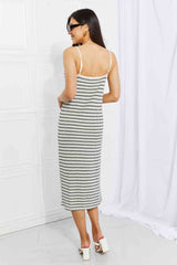 Y2K Knit Sleeveless Midi Dress