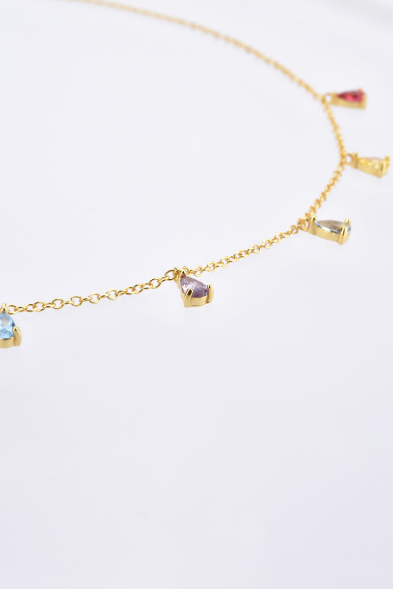 18K Gold-Plated Multicolor Necklace | 2 Colors