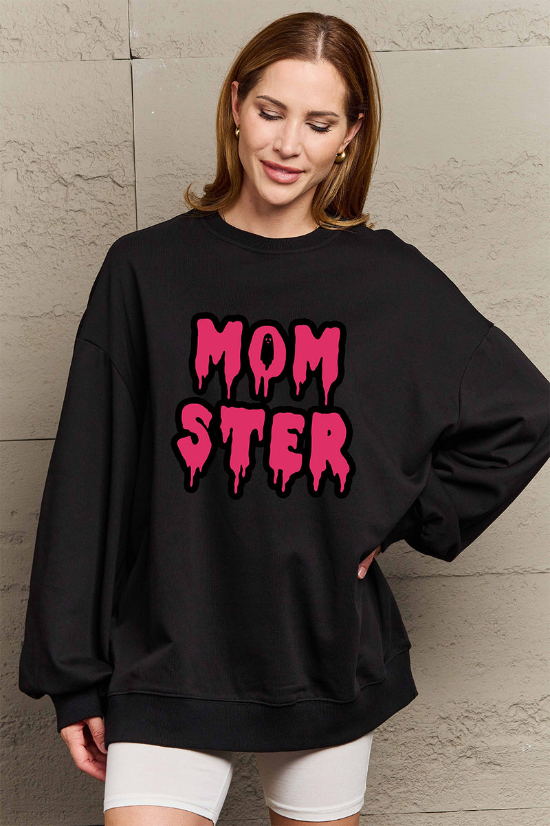 Momster Halloween Soft Graphic Sweatshirt | 3 Colors