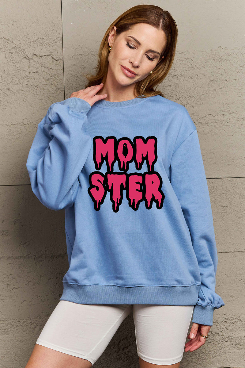 Momster Halloween Soft Graphic Sweatshirt | 3 Colors