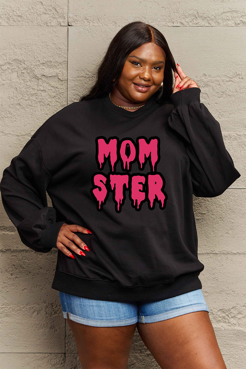 Momster Halloween Soft Graphic Sweatshirt | 3 Colors