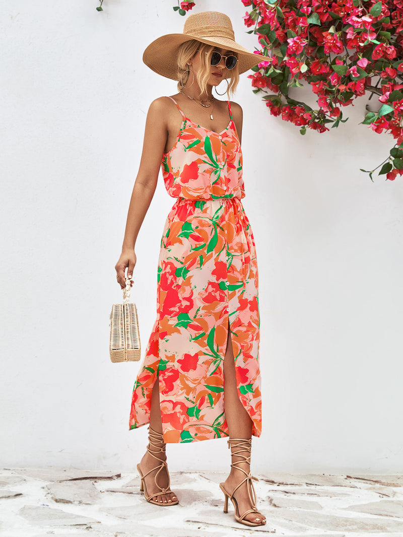 Catalina Island Floral Midi Dress | 2 Colors *pre-order*