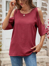 Colbie Textured Split Sleeve Blouse | 3 Colors