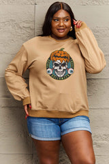 Skull Graphic Soft Graphic Sweatshirt | 6 Colors