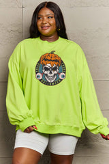 Skull Graphic Soft Graphic Sweatshirt | 6 Colors